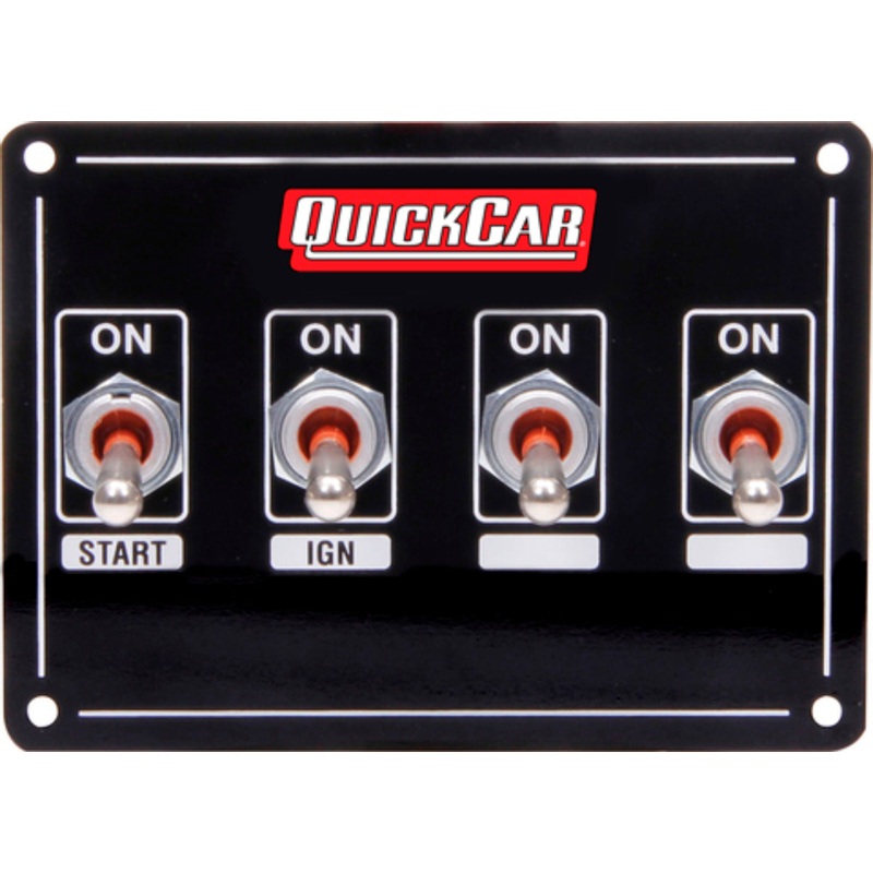 QuickCar Ignition Panel Extreme 4 Switch Single Ignition