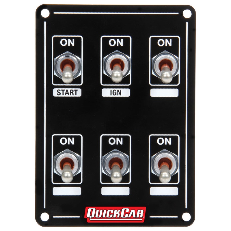 QuickCar Ignition Panel Extreme 6 Switch Dual Ignition