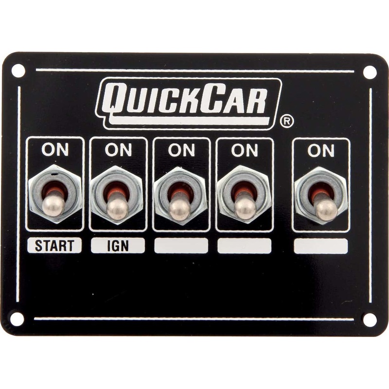 QuickCar Ignition Panel – Single Ignition w/Acc Switches