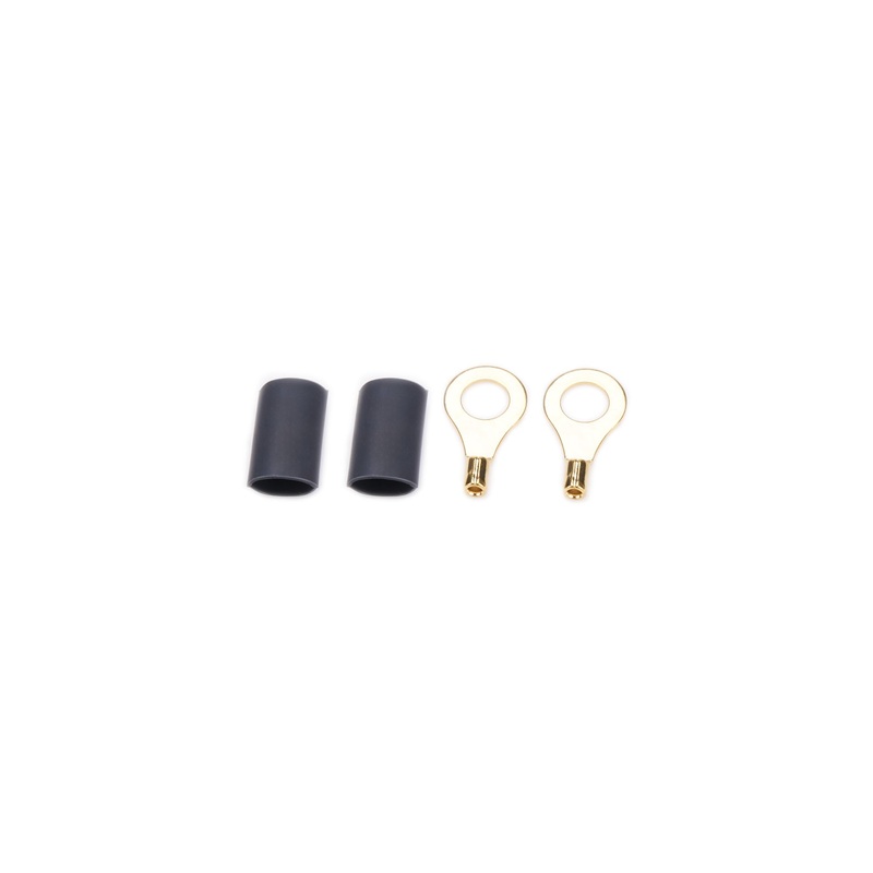 QuickCar Ring Terminal 1/4 18- 22 Gauge w/Heat Shrink Pair