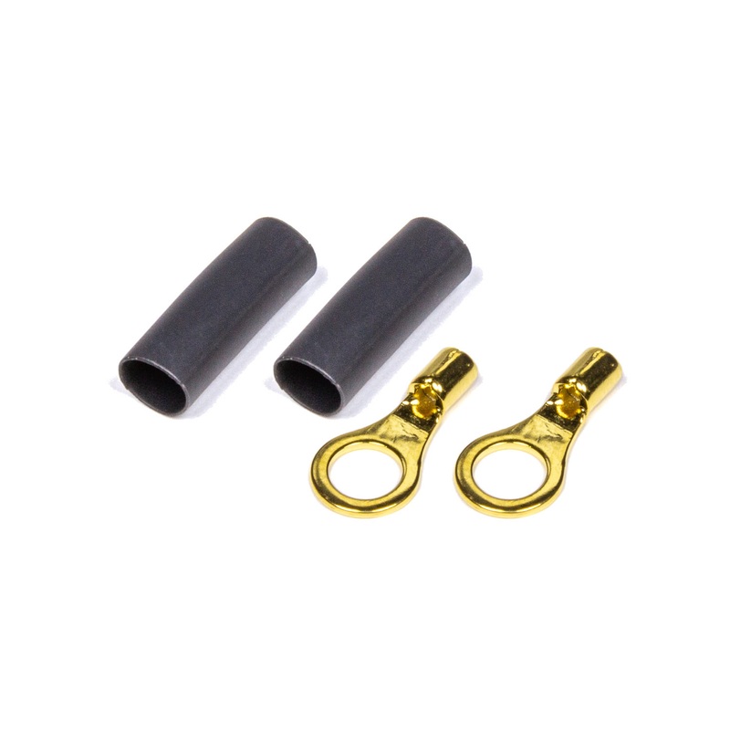 QuickCar Ring Terminal #10 22-16 Gauge Pair w/Heat Shrink