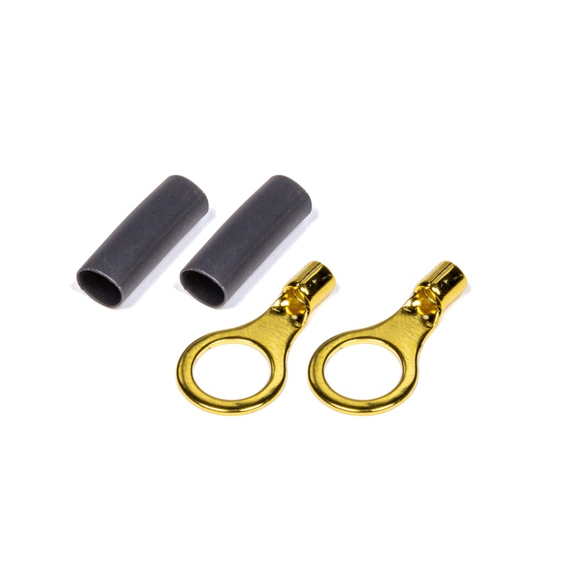 QuickCar Ring Terminal 5/16 14-16 Gauge Pair w/Heat Shrink