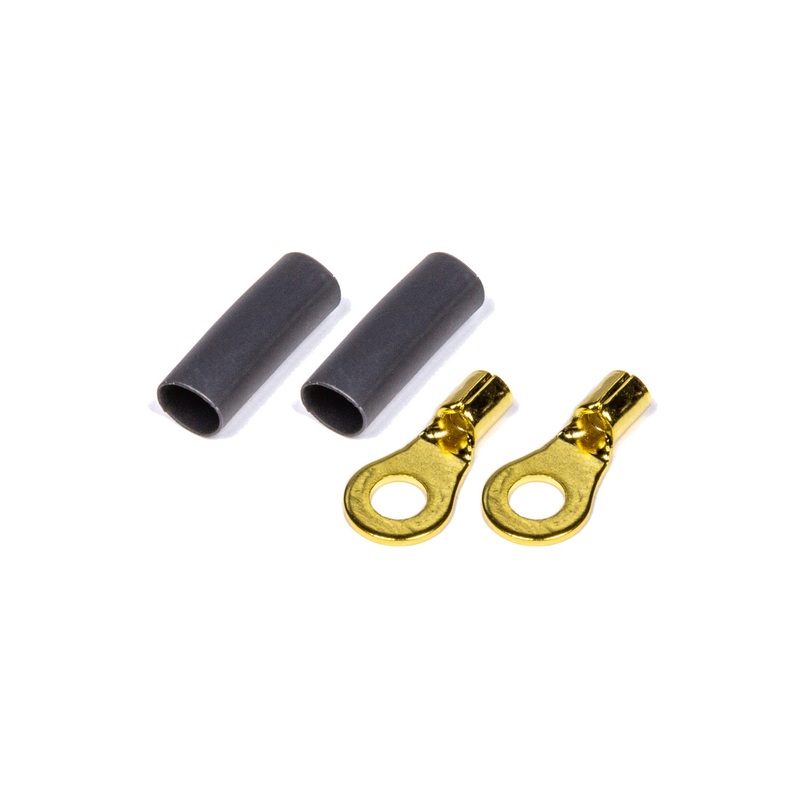 QuickCar Ring Terminal #8 14-16 Gauge Pair w/Heat Shrink