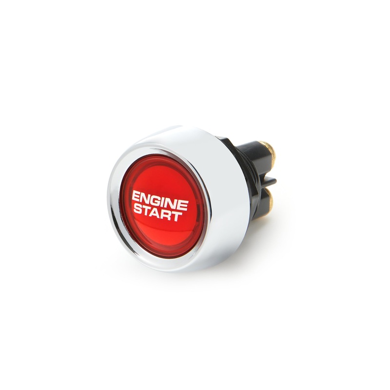 QuickCar Switch Lighted Push Button Red 50 Amp