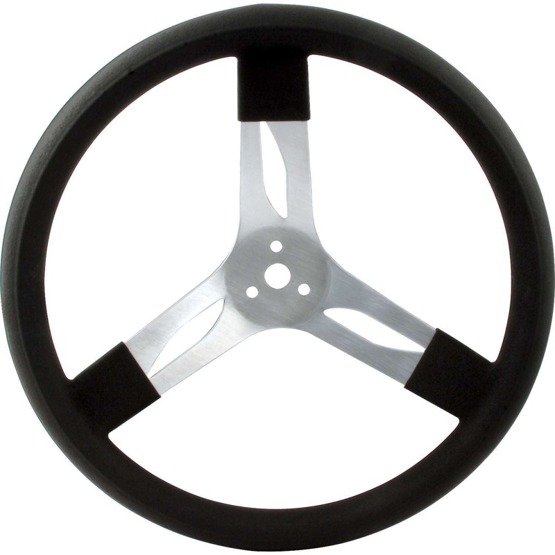 QuickCar 15 Steering Wheel Aluminum Black