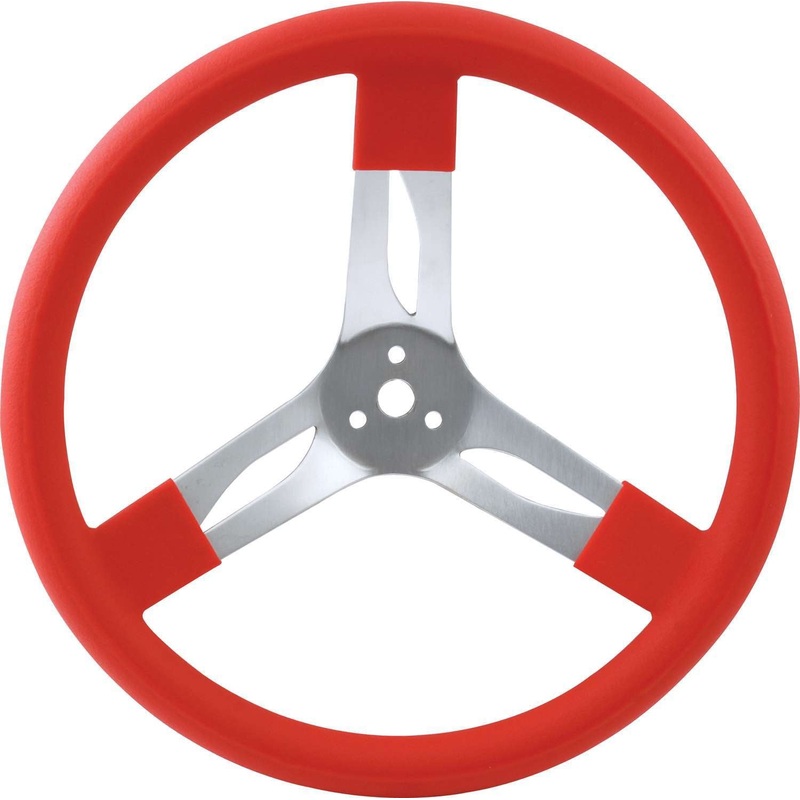 QuickCar 15 Steering Wheel Aluminum Red