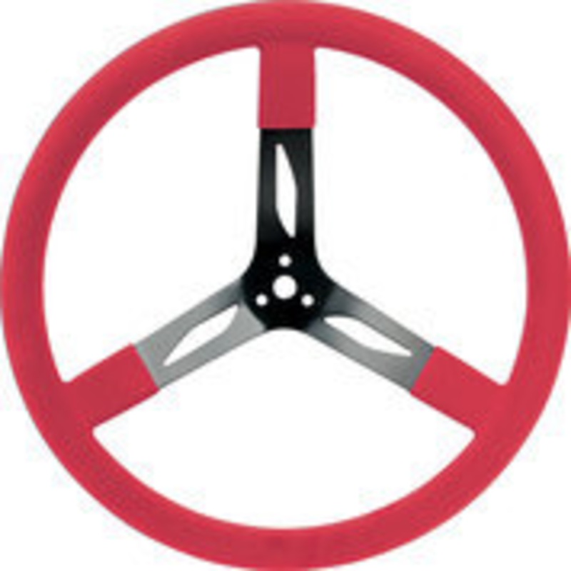 QuickCar 17 Steering Wheel Steel Red