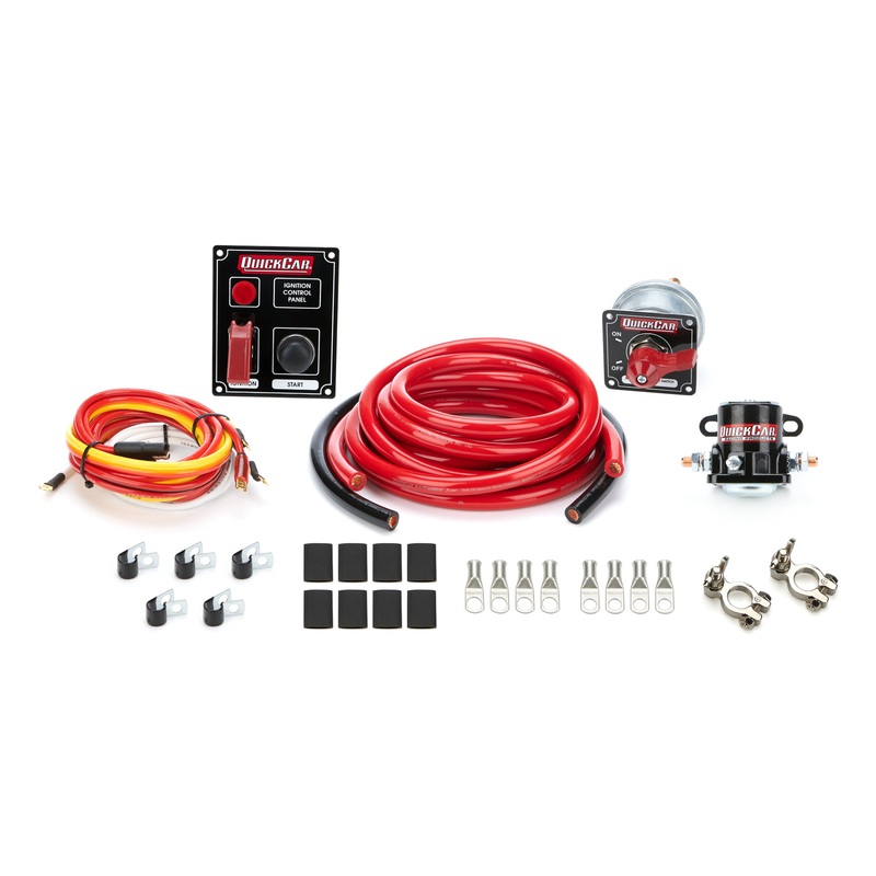 QuickCar Wiring Kit 2 Gauge w/Black 50-853 Panel