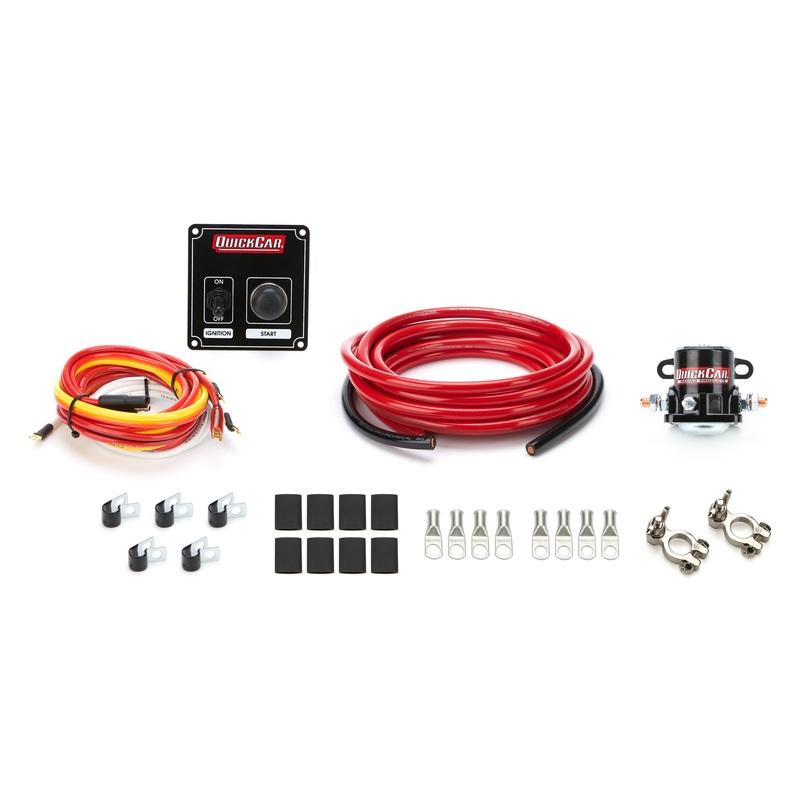 QuickCar Wiring Kit 4 Gauge w/o Disconnect w/50-802 Ignition