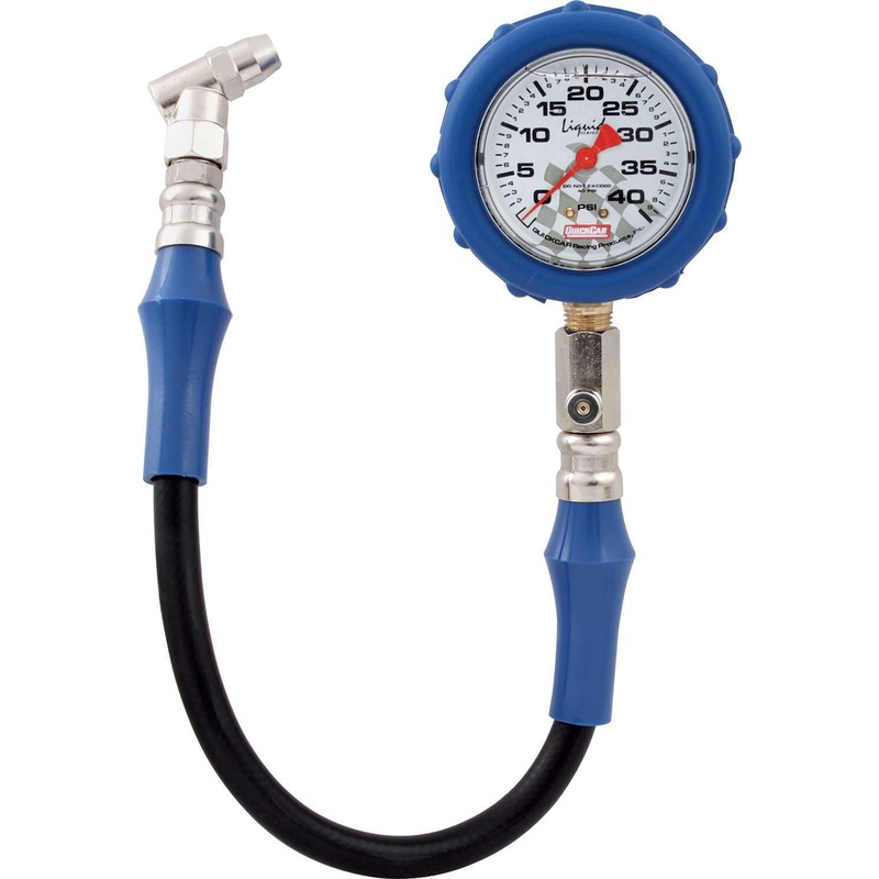 QuickCar Tire Gauge 40 PSI Liquid Filled