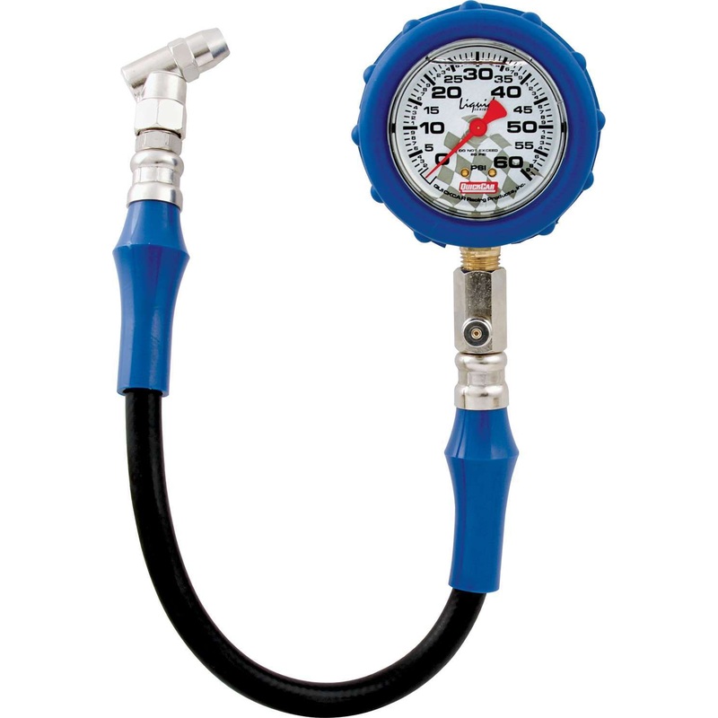 QuickCar Tire Gauge 60 PSI Liquid Filled