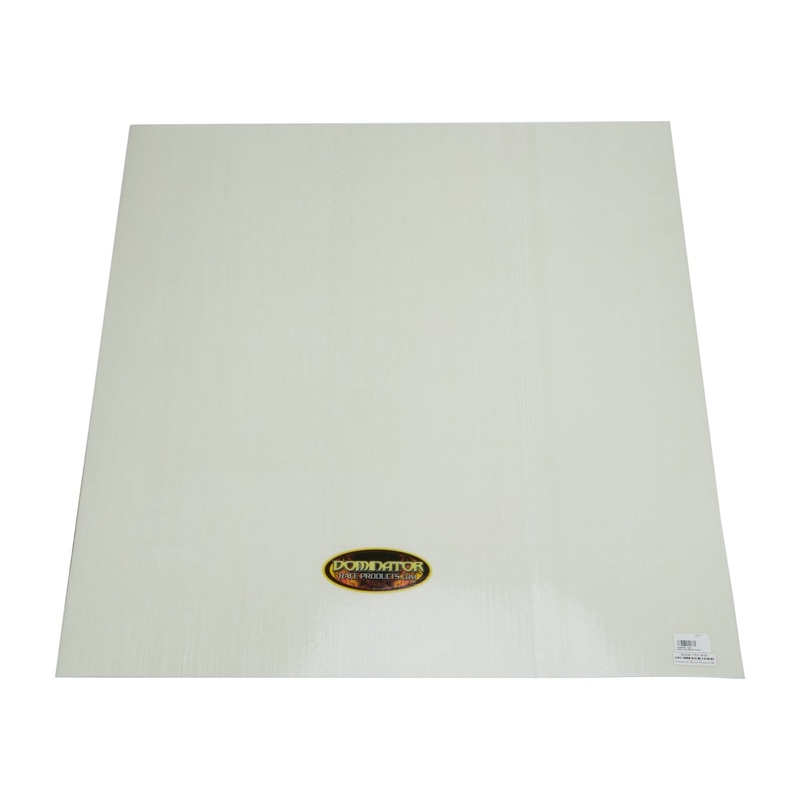 Dominator Hood Late Model Panel White  48 x 54