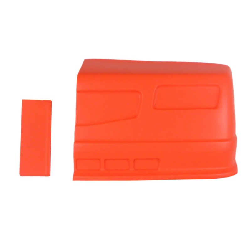 Dominator Street Stock Nose Fluorescent Orange Left Side w/Fender Extension