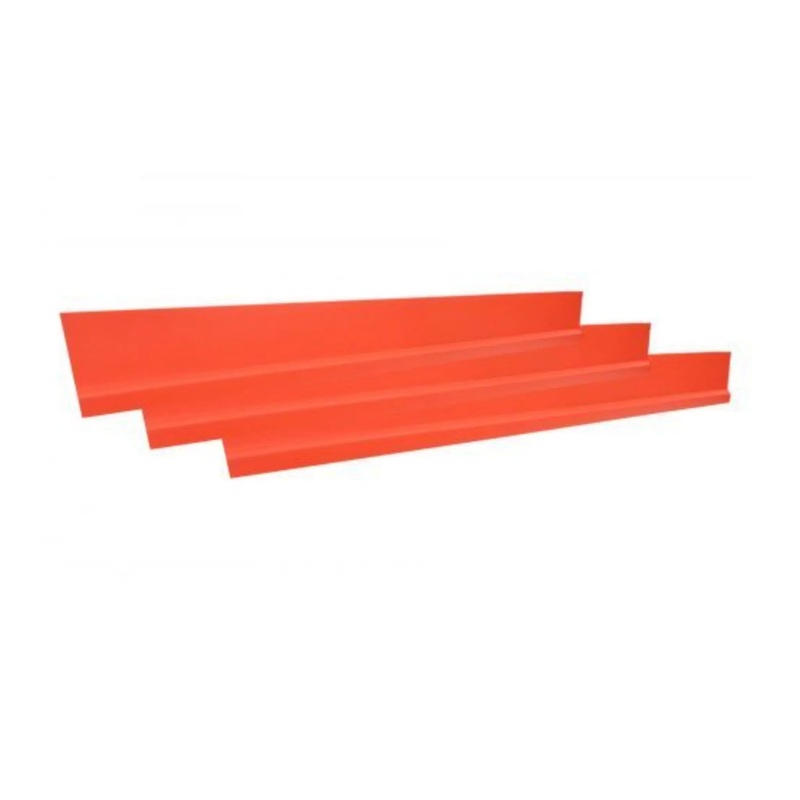 Dominator Dirt Rocker Panel Set Fluorescent Orange 3pc