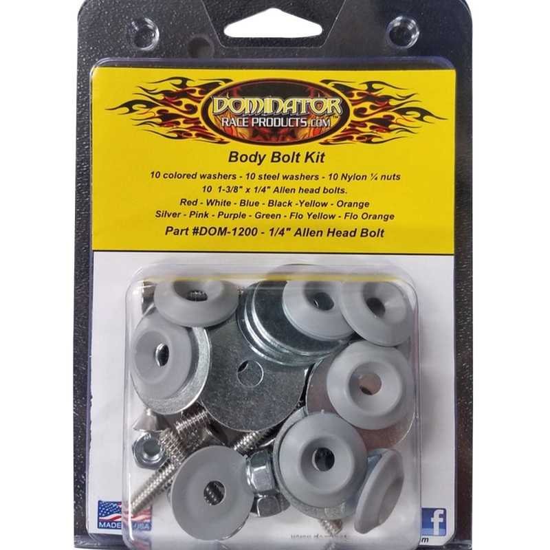 Dominator Body Bolt Kit Allen Head Gray