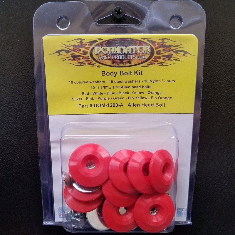 Dominator Body Bolt Kit Allen Head Red