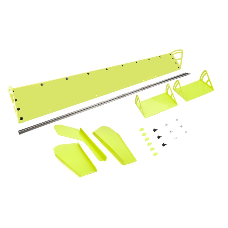 Dominator Plastic Spoiler 8×72 Late Model Fluorescent Yellow