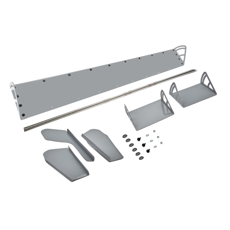 Dominator Plastic Spoiler 8×72 Late Model Gray