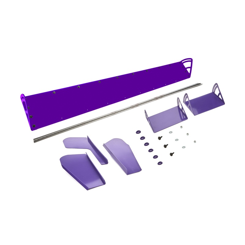 Dominator Plastic Spoiler 8×72 Late Model Purple
