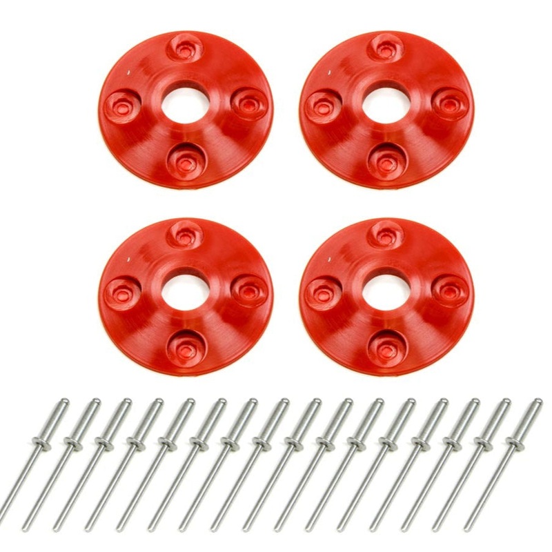 Dominator Scuff Plate Red (4pk)
