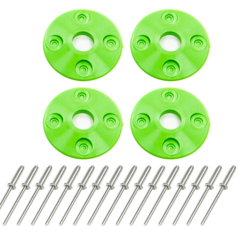 Dominator Scuff Plate Xtreme Green (4pk)