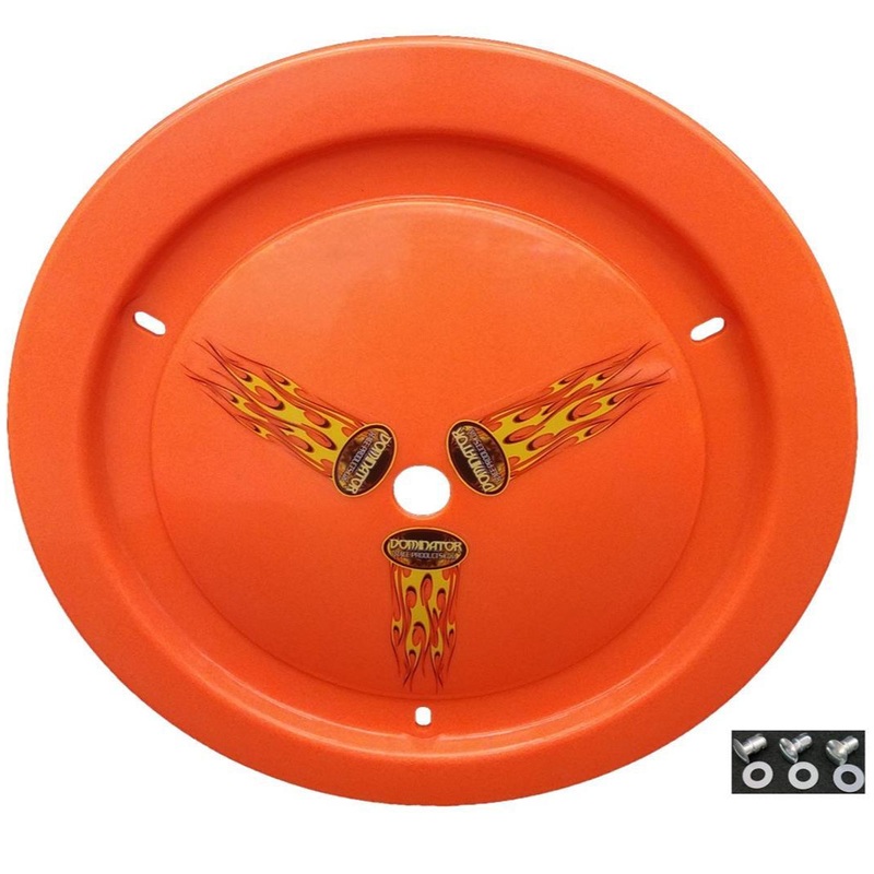 Dominator Ultimate 15 Wheel Cover Dzus-On Orange
