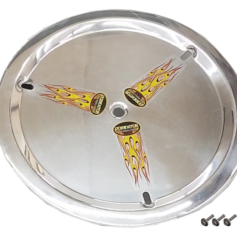 Dominator Wheel Cover Aluminum Bolt-On 15 Polished