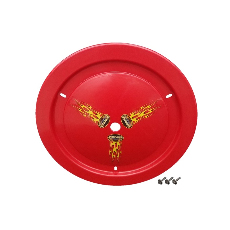 Dominator Wheel Cover Bolt-On Red Real Style