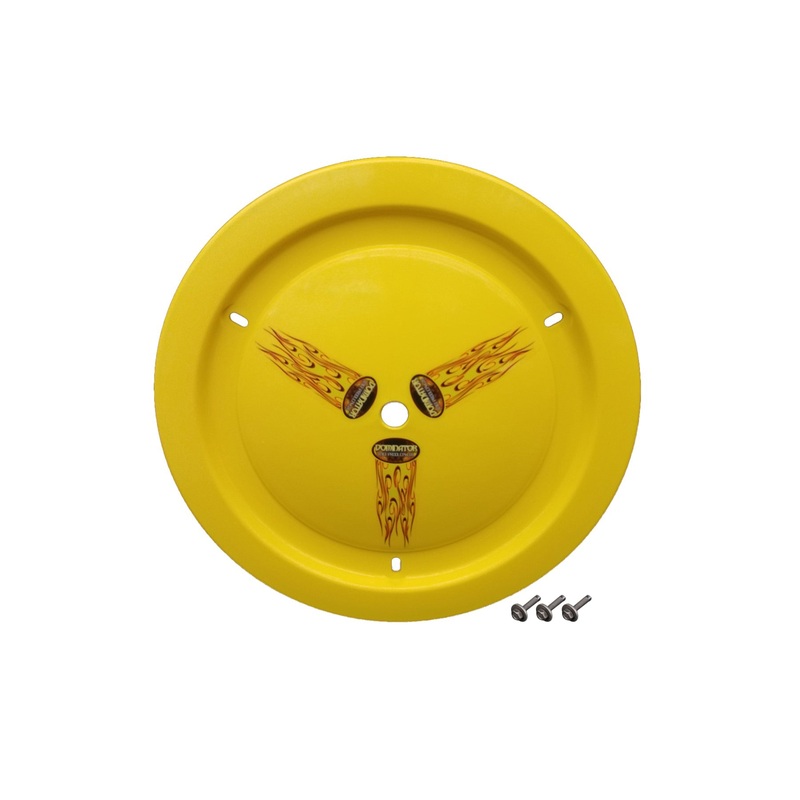 Dominator Wheel Cover Bolt-On Yellow Real Style