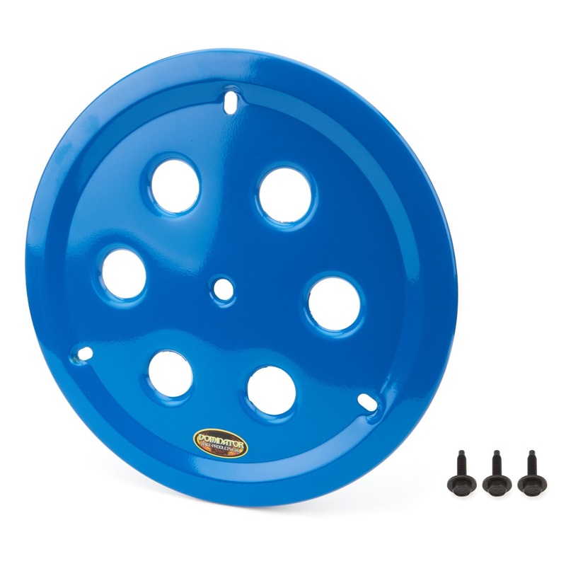 Dominator Wheel Cover Hole Vent Aluminum Bolt 15 Blue