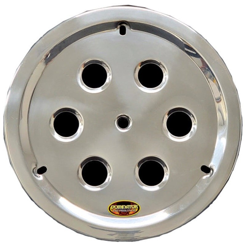 Dominator Wheel Cover Hole Vent Aluminum Bolt 15 Polished