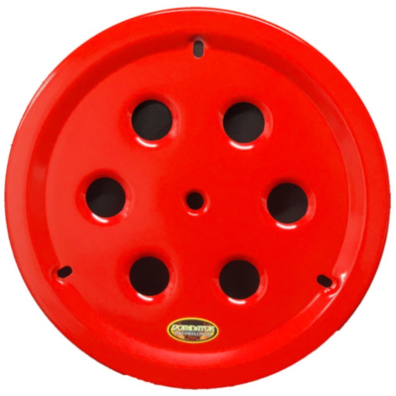 Dominator Wheel Cover Hole Vent Aluminum Bolt 15 Red