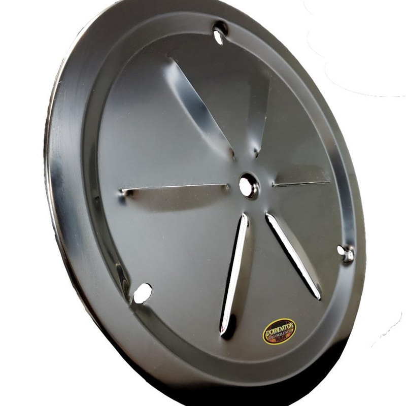Dominator Wheel Cover Louver Vent Aluminum Bolt 15 Black