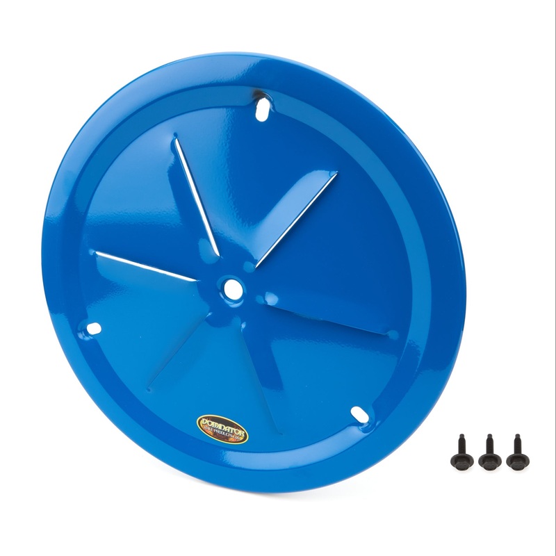 Dominator Wheel Cover Louver Vent Aluminum Bolt 15 Blue