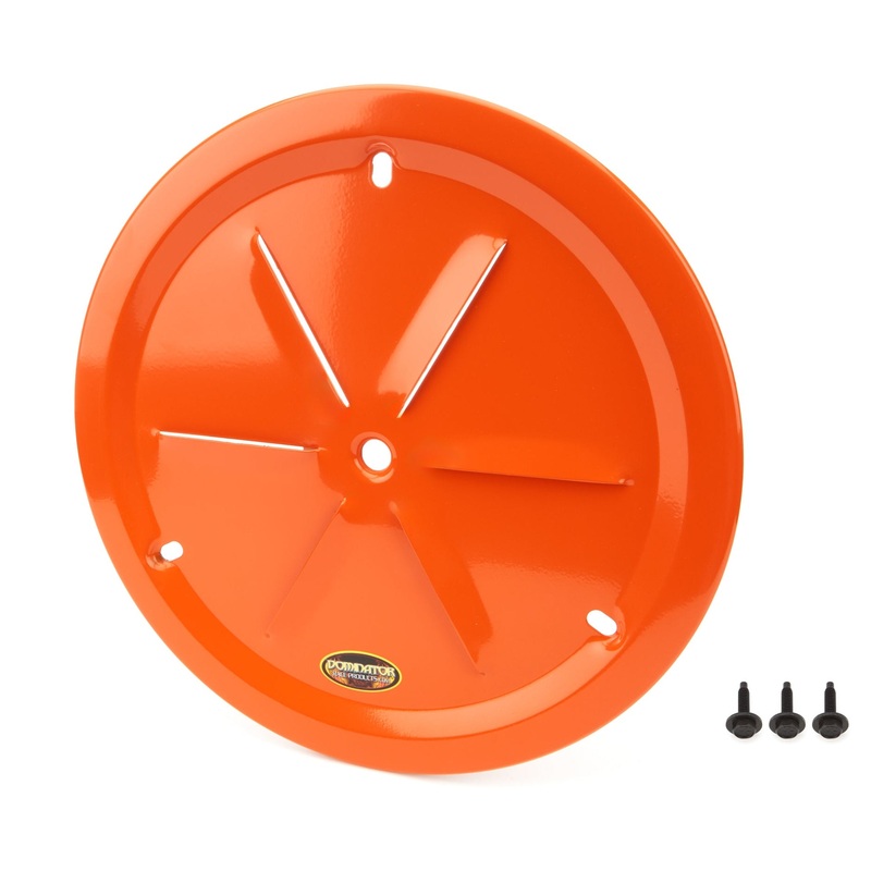 Dominator Wheel Cover Louver Vent Aluminum Bolt 15 Orange