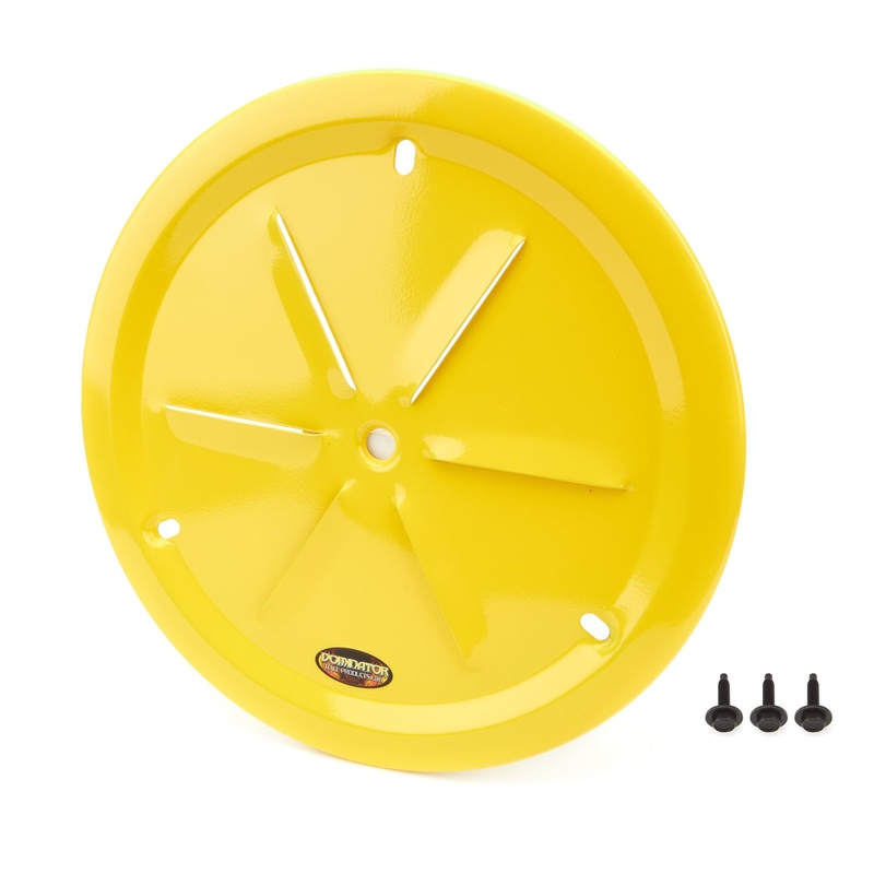 Dominator Wheel Cover Louver Vent Aluminum Bolt 15 Yellow