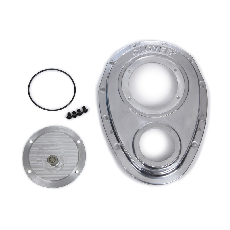 Cloyes Aluminum Timing Cover – SBC w/BBC Snout 2pc