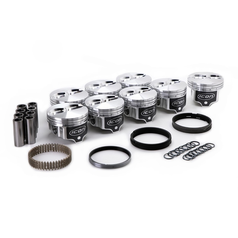 Icon BBF FE FT Piston Set 4.233 Bore  -4.5cc