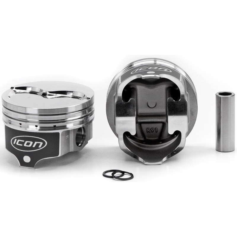 Icon BBM Dished Piston Set – 4.350 Bore -23.7cc