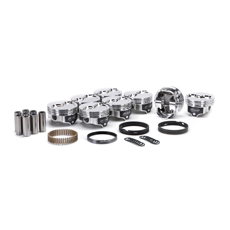 Icon BBM Dished Piston Set 4.350 Bore  -26.7cc