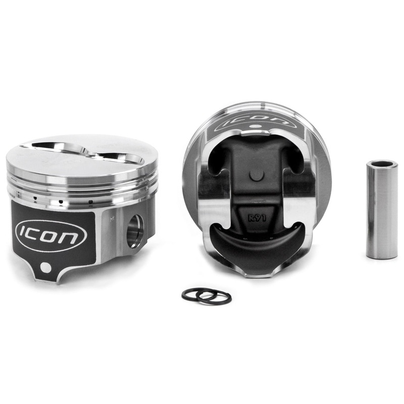 Icon BBM F/T Piston Set 4.360 Bore -4.5cc