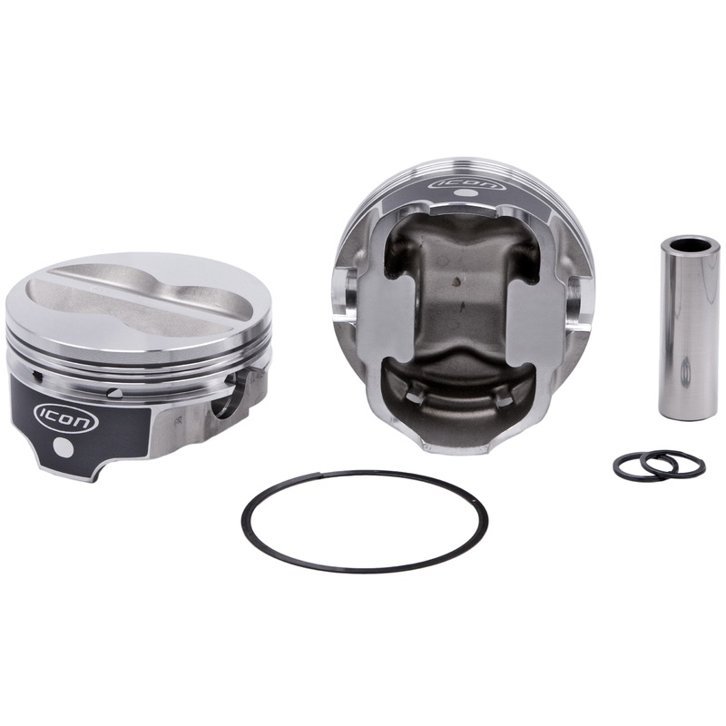 Icon SBC F/T Forged Piston Set 4.030 Bore -10cc