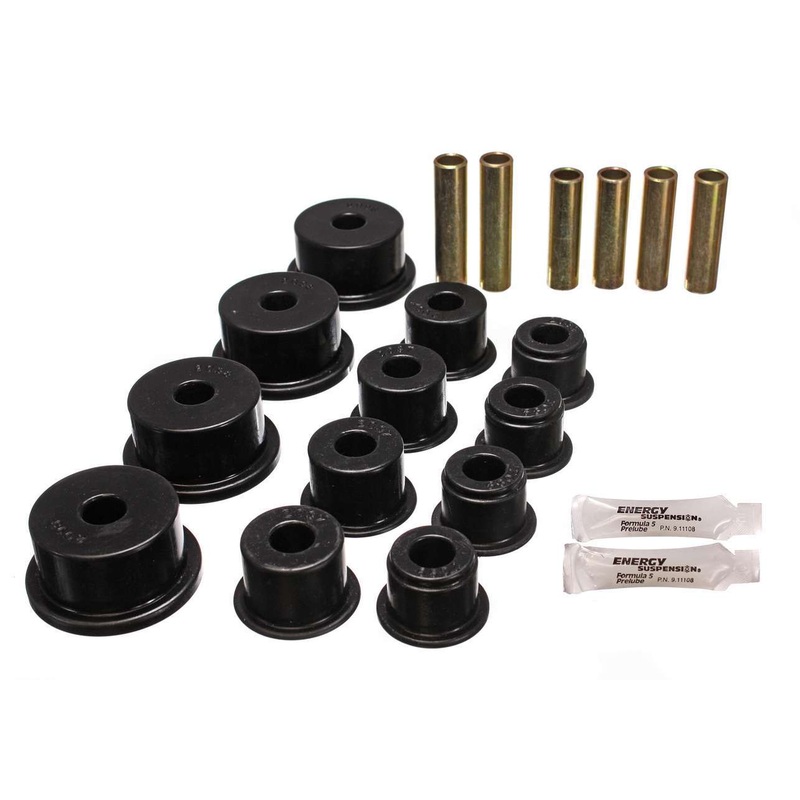 Energy Suspension 84-98 Jeep Rear Leaf Spring Bushing Set 2.2109G