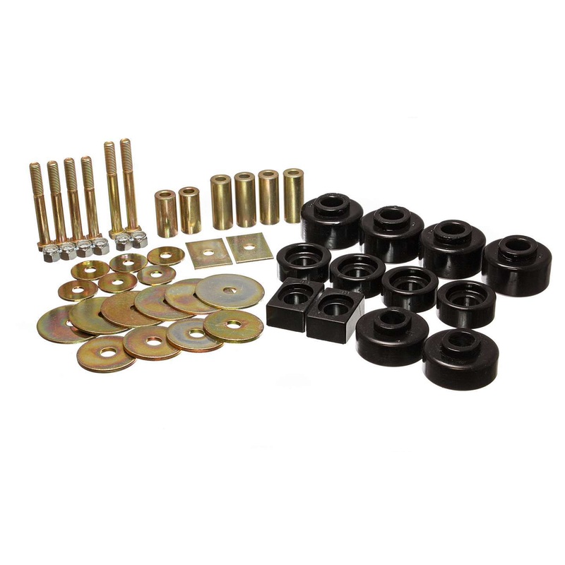 Energy Suspension Rear Leaf Spring Bushing Set 97-03 F150/250 Xcab 4WD 4.4114G