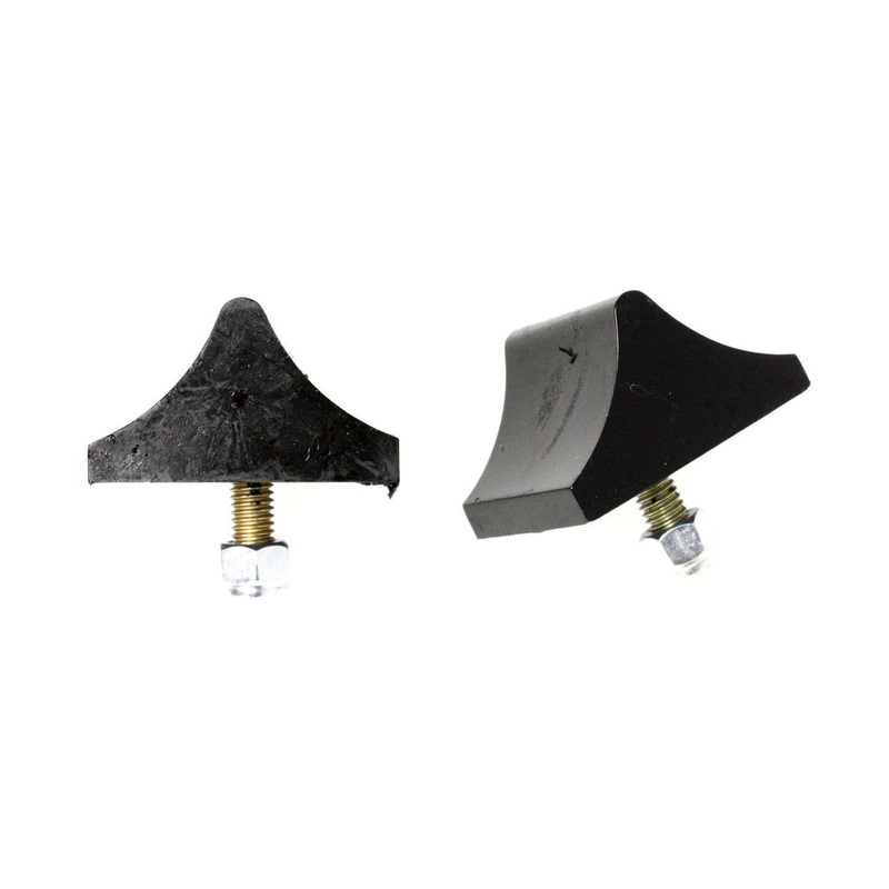 Energy Suspension Bump Stops 1-3/8 x 2-3/8 x 2 Rect Pointed Pair 9.9119G
