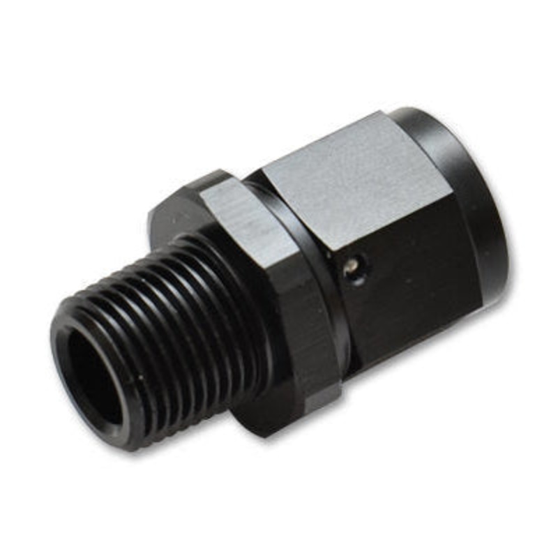 -6AN Female to 3/8 NPT Male Swivel Straight 11370