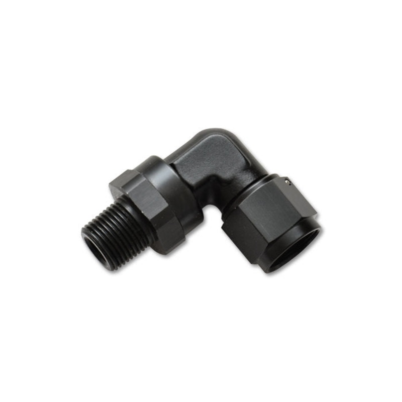 -8AN Female to 3/8 NPT Male Swivel 90 Degree 11387
