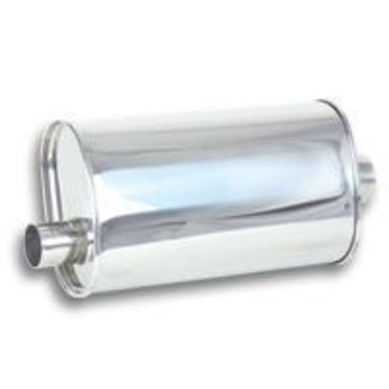 Oval Muffler 2-1/2 In 2-1/2 Out Offset C 1106