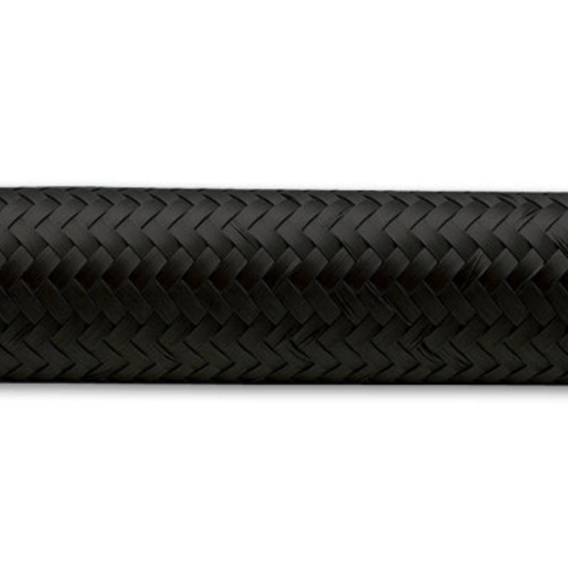 -10 Black Nylon Braided Flex Hose 10′ Roll 11970