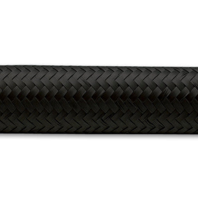 -10 Black Nylon Braided Flex Hose 2′ Roll 11960